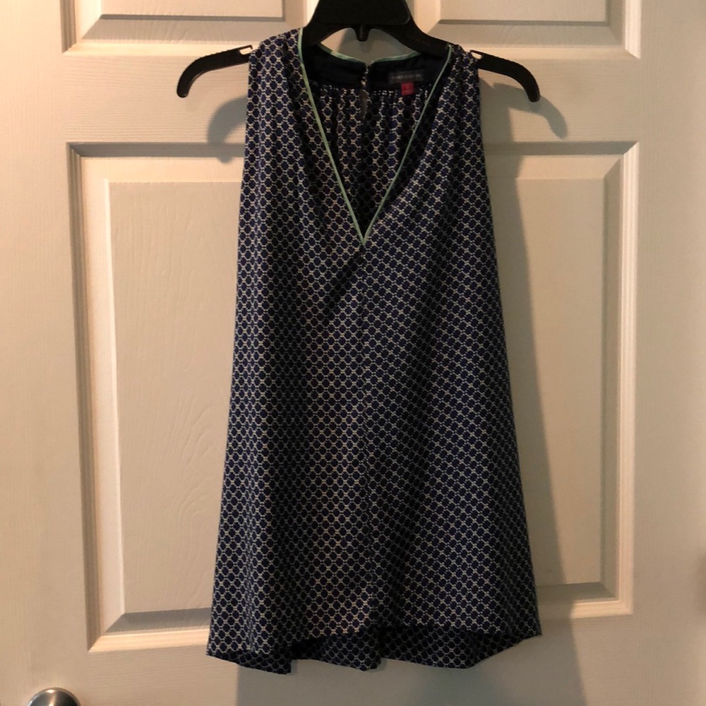 Vince camuto Sleeveless printed blouse